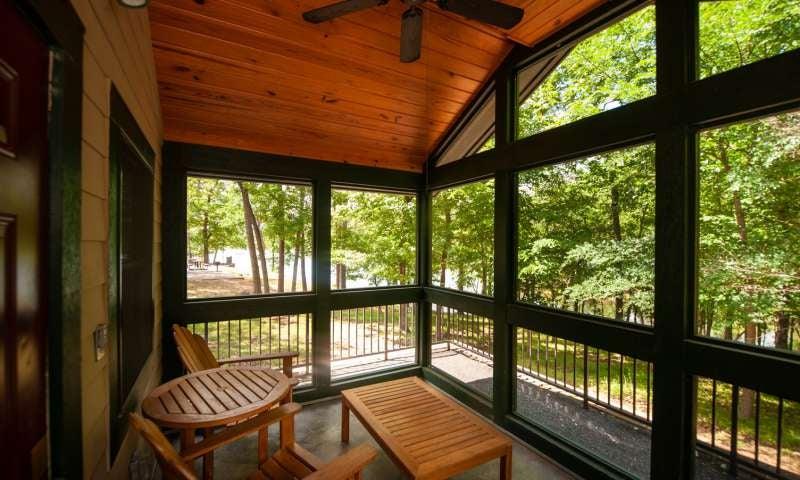 Camper cabin at Lake Ouachita State Park