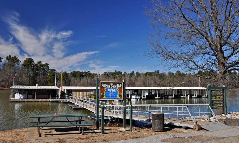 Marina at Millwood State Park