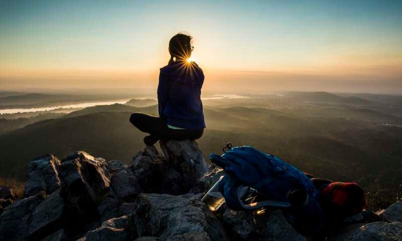 Getting to the top of pinnacle Mountain has many rewards