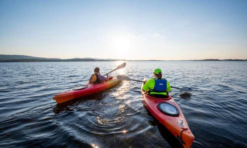 Kayaking at Lake Ouachita