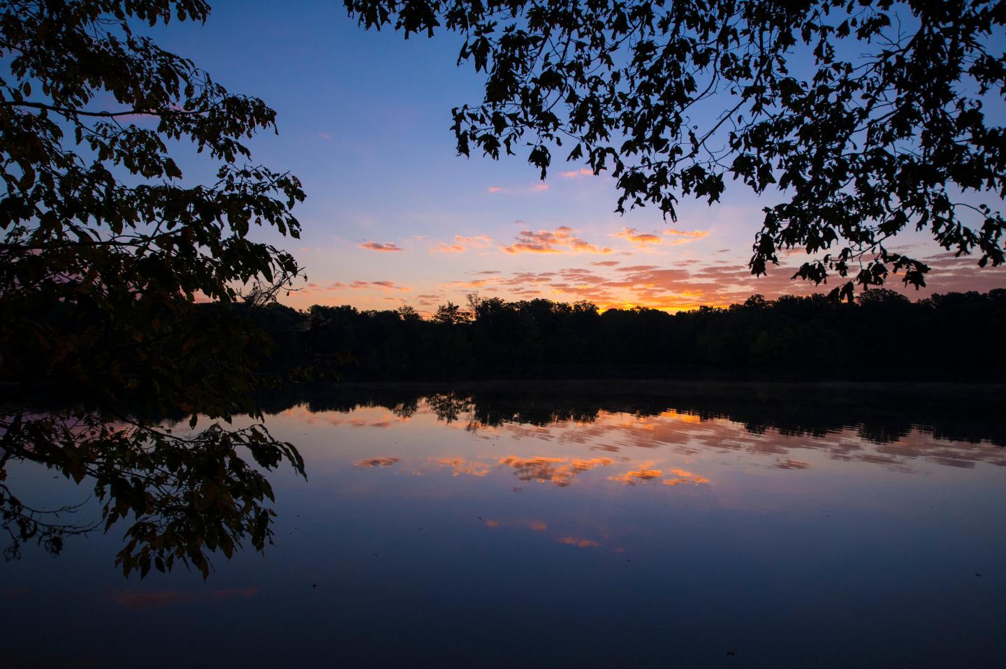 Sunsets at Mississippi River State Park don't disappoint