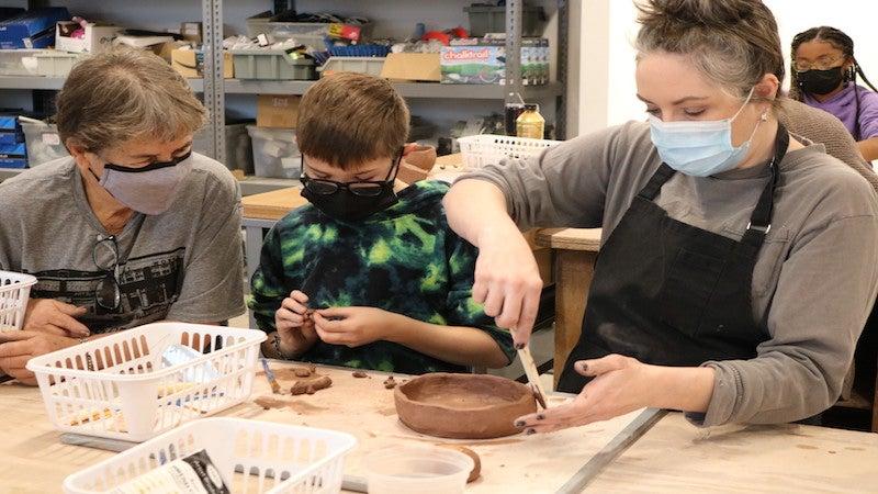 The Arts &amp;amp; Science Center offers a variety of classes and workshops in our dynamic spaces, including Pinch Pot Pottery with artist Troy DeBill.