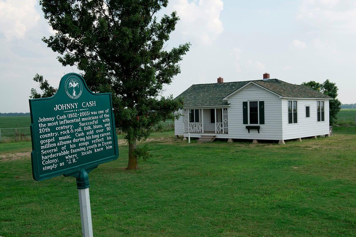 Johnny Cash Boyhood Home in Dyess