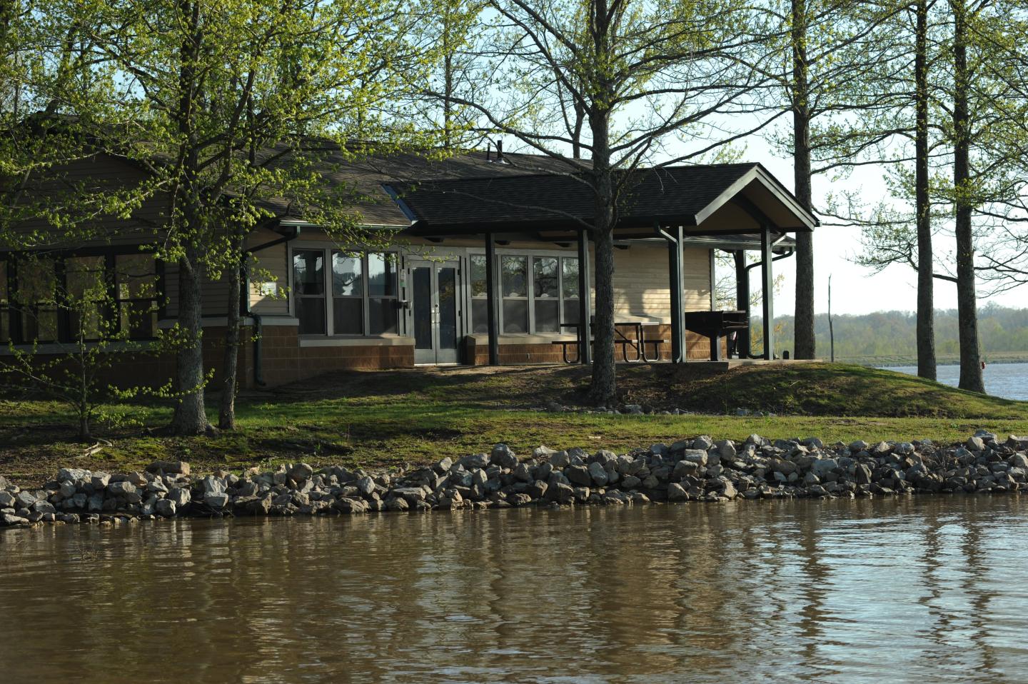 Lake Frierson State Park's pavilion is perfect for family events
