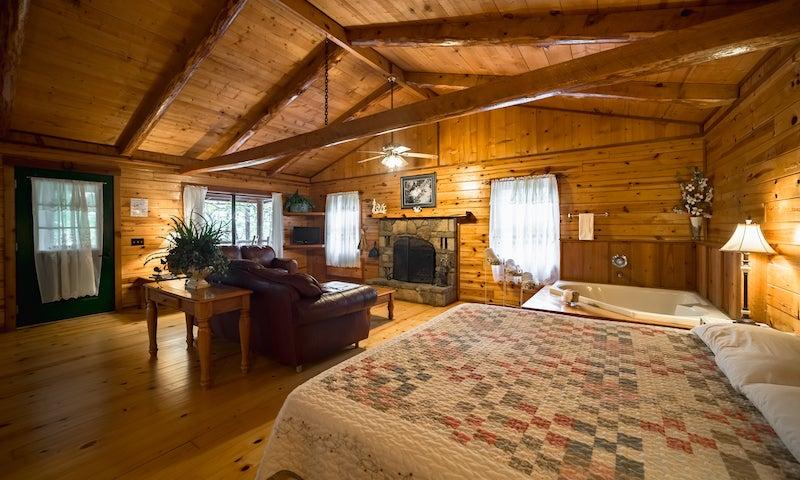 Bedroom in cabin