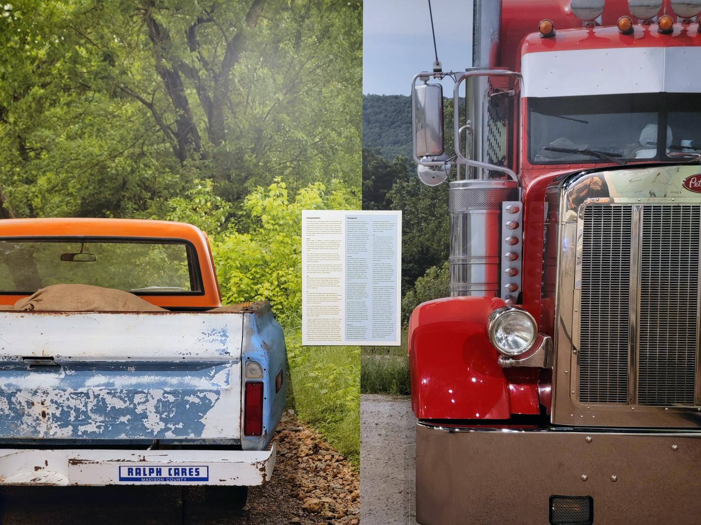 Shiloh's permanent exhibit traces the history of Northwest Arkansas, including  what makes the area a strong  leader in the supply chain, such as trucking.