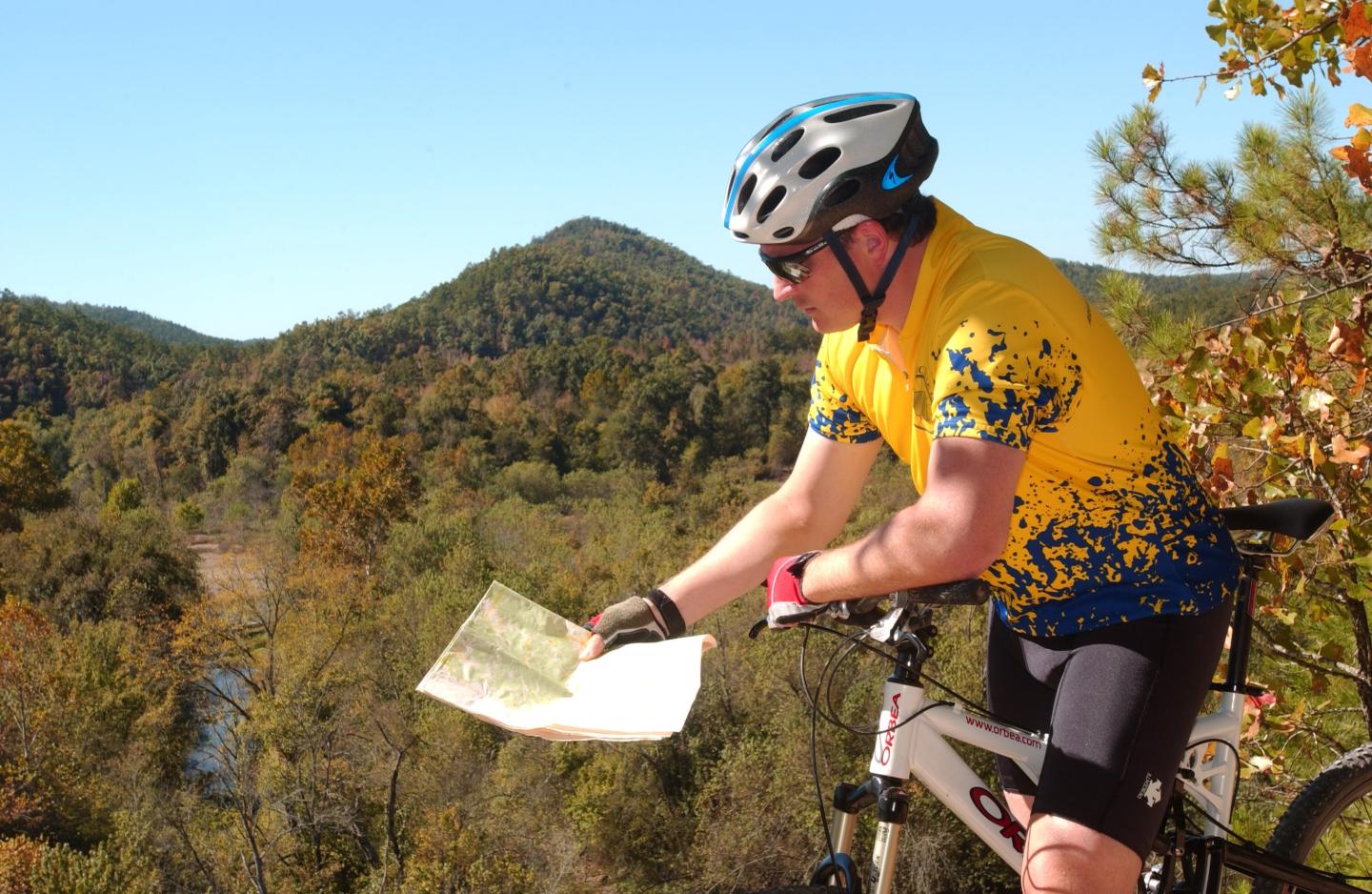 Mountain biking the Womble Trail in the Ouachita National Forest