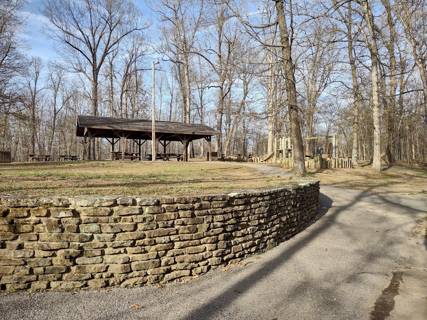 Picnic area with playground