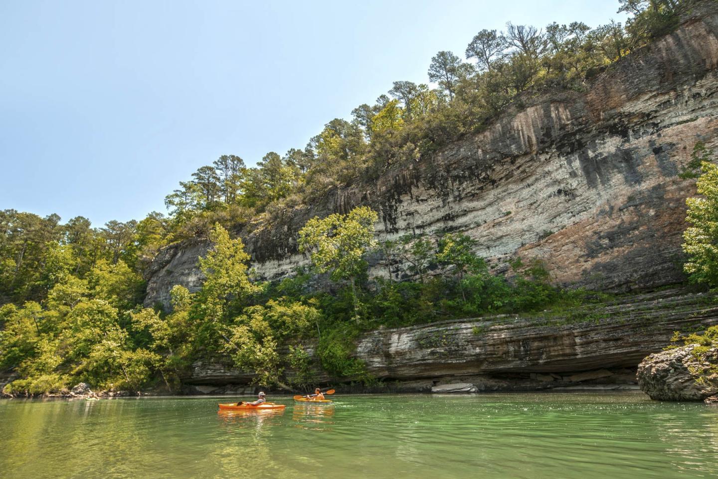 Tyler Bend on the Buffalo River along the Ozark Grinder Trail