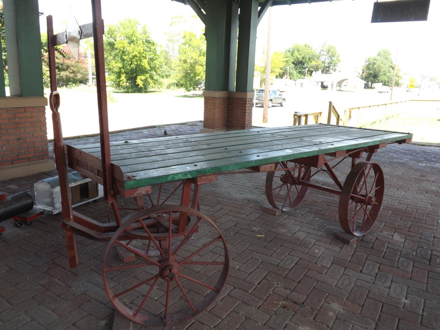 baggage wagon, Nevada County Depot &amp;amp; Museum, 2023