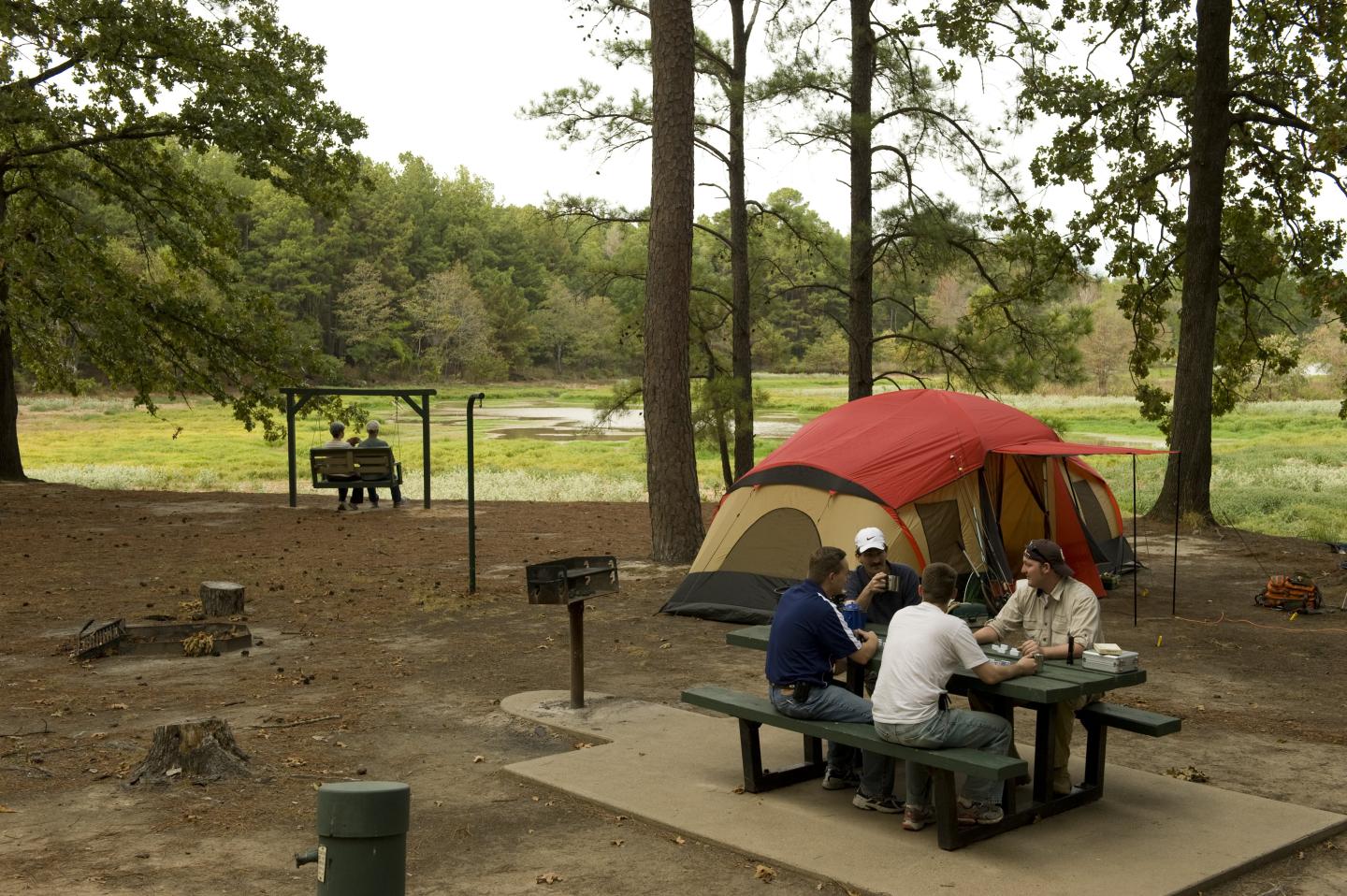 Camping at Millwood State Park