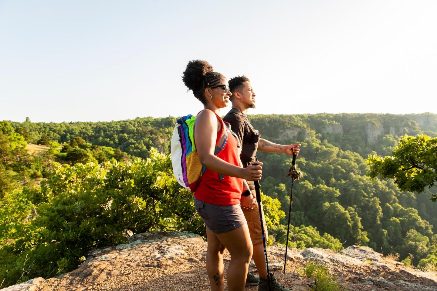 Scenic overlook at Mount Magazine