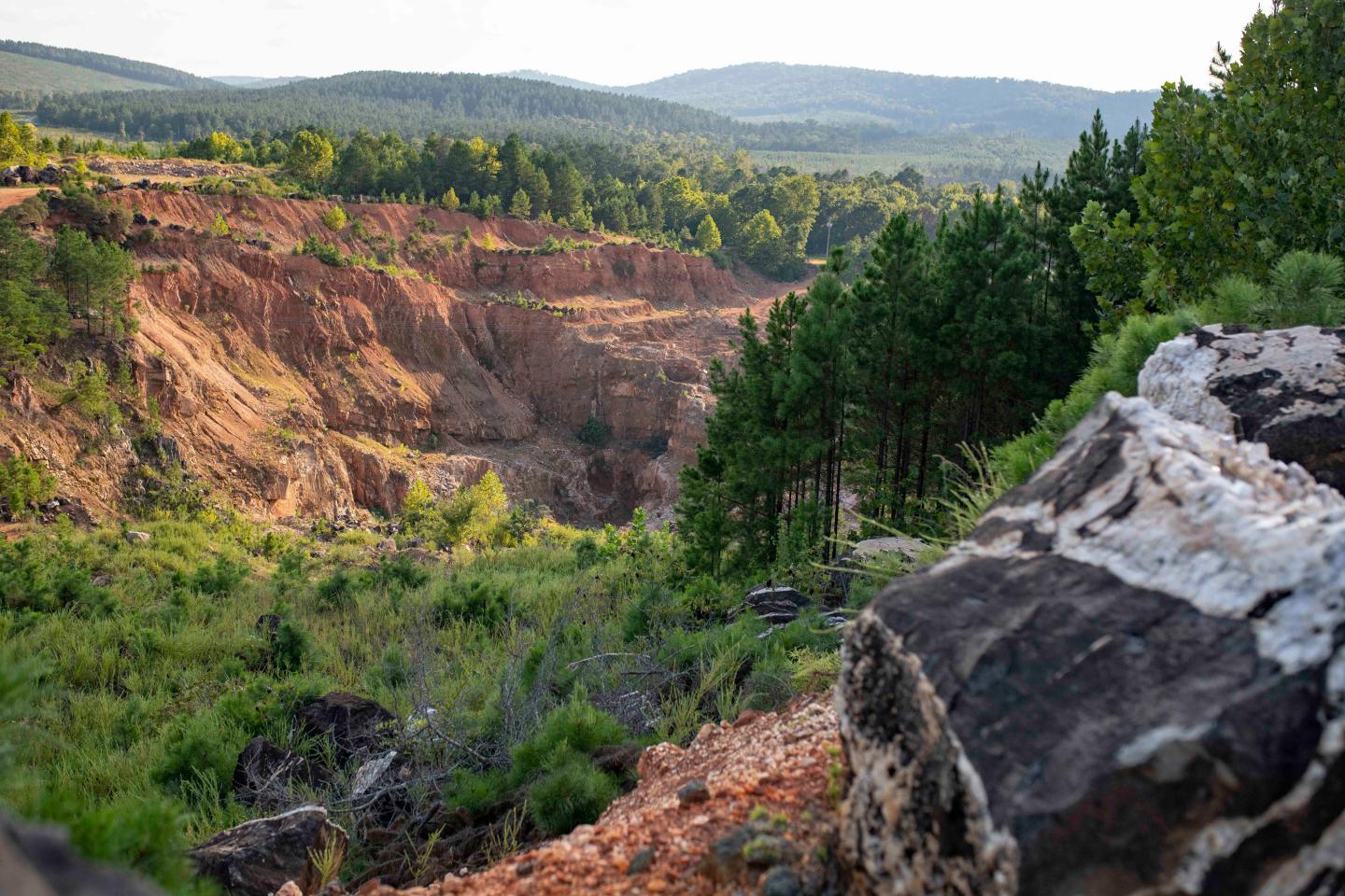 Scenic vista at Ron Coleman Mine