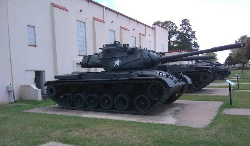 See the collection of military tanks including the M-47 Patton.