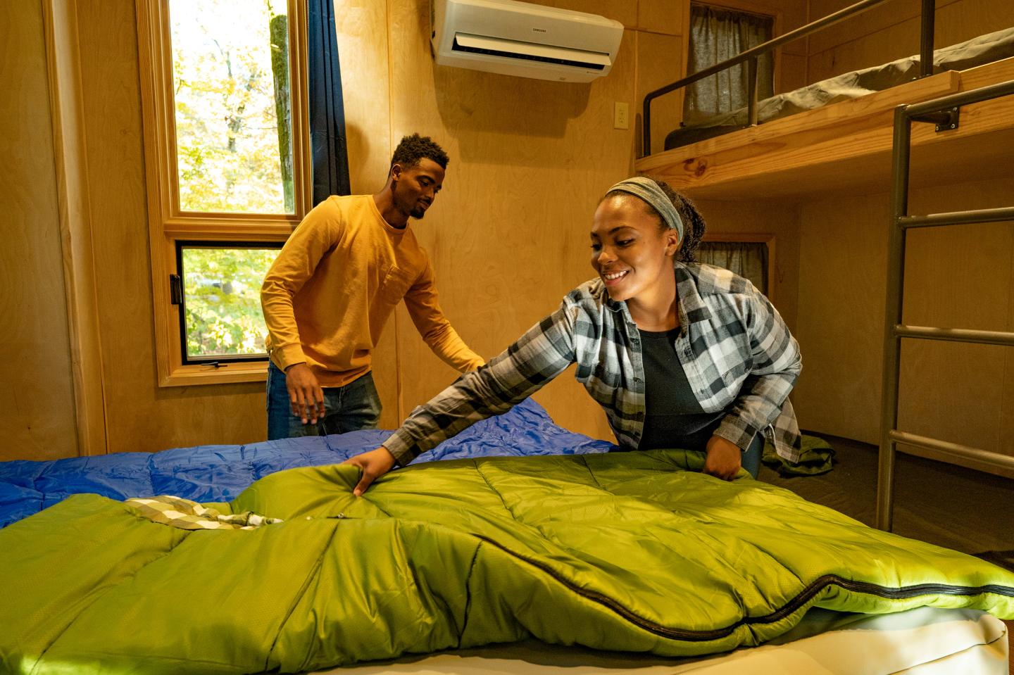 Camper Cabin at Storm Creek Lake Recreational Area Campground