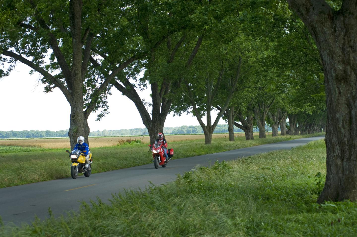 A motorcycle tour on the Grand Prairie Loop