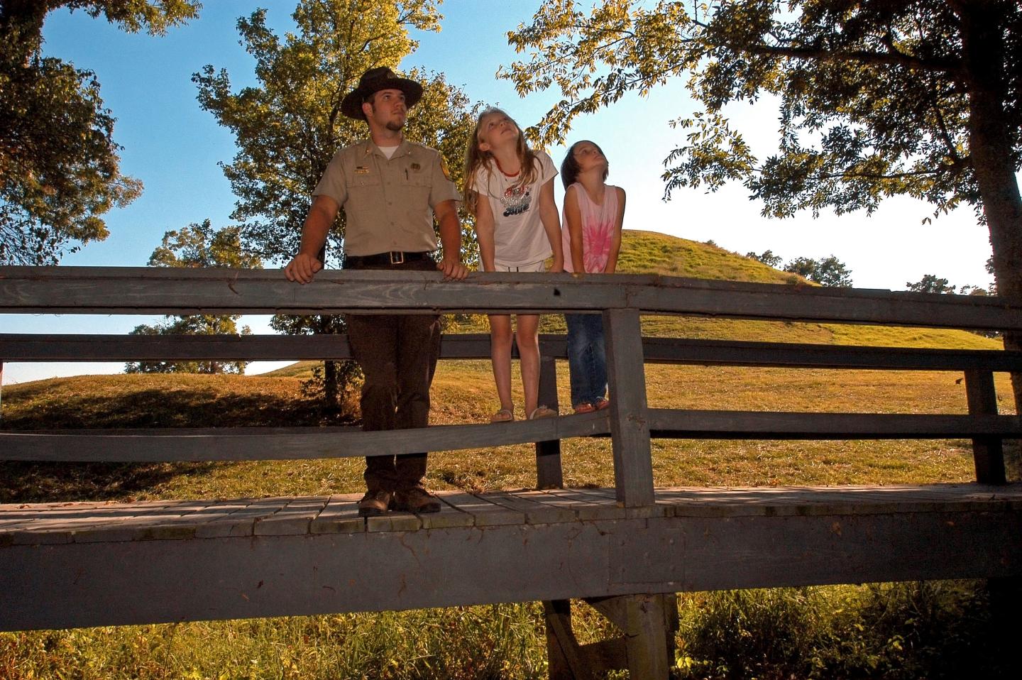 Park interpreters give guided tours to help you connect with our rich history