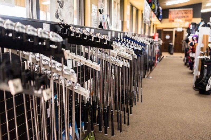 Our 7,000 square-foot showroom contains half a million dollars of inventory. Every day is demo day in our showroom, and you can take any club onto the range to try before buying. You can also work with our master club fitters.