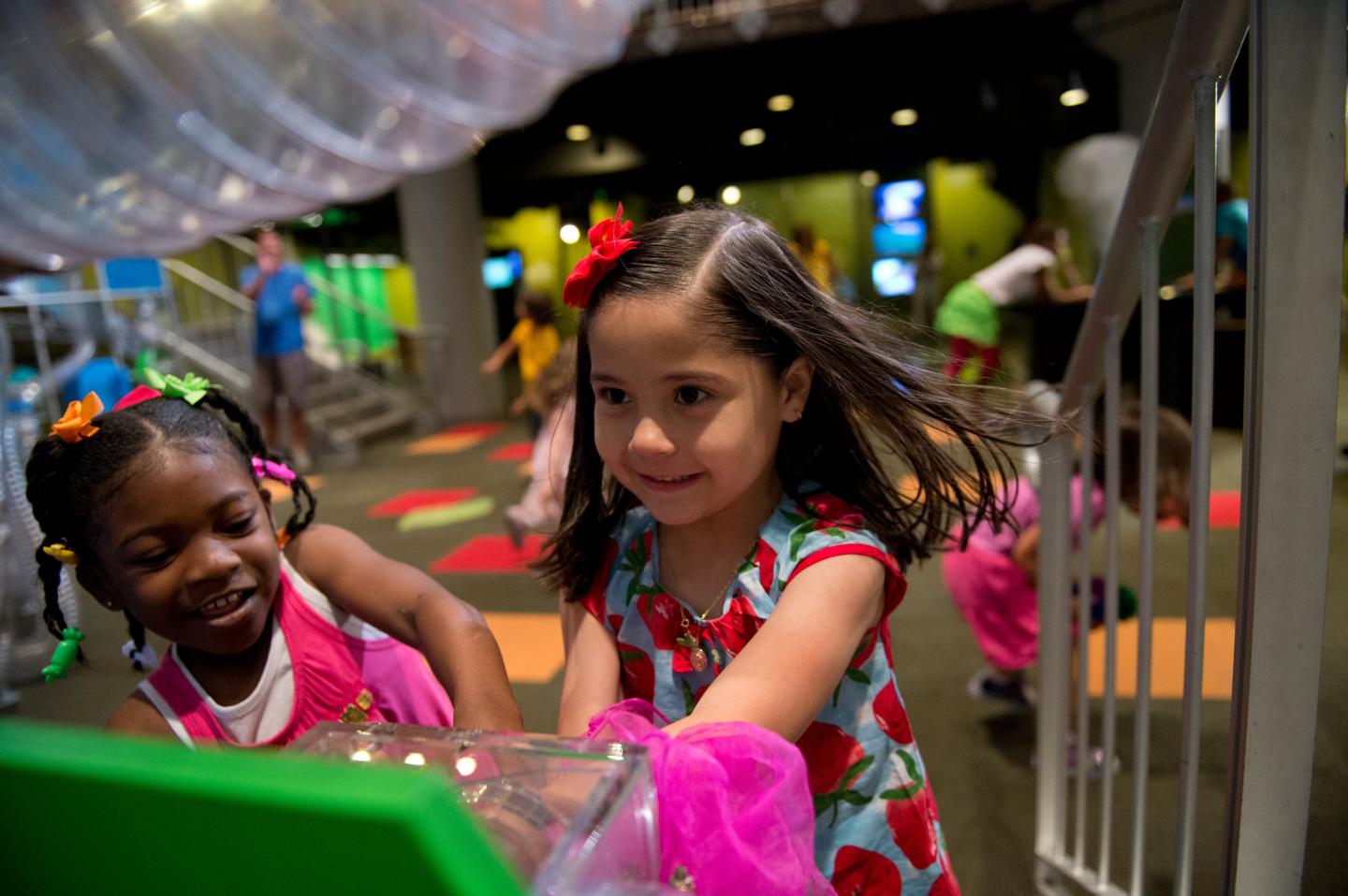 Kids playing at the museum