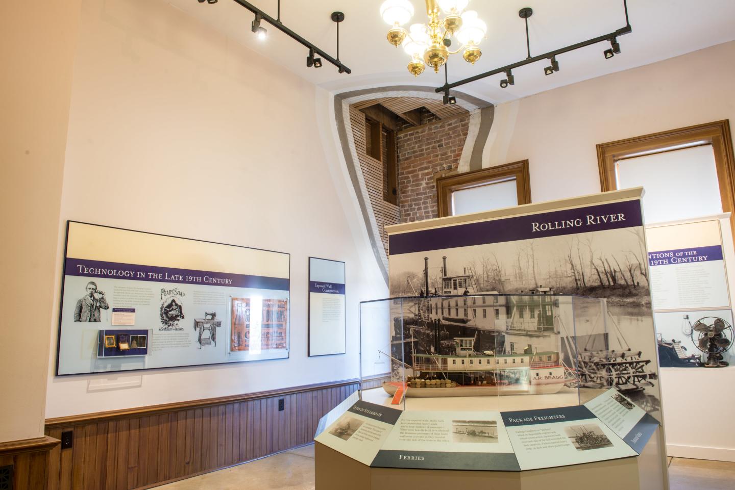 Exhibits tell the story of the commerce, politics, and lifestyles that shaped north Ark.