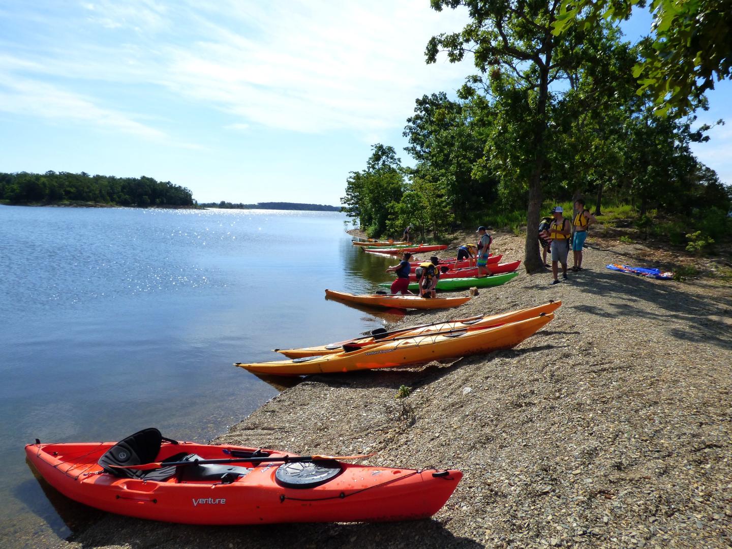 Exploring/swimming at the Islands at Buckville.