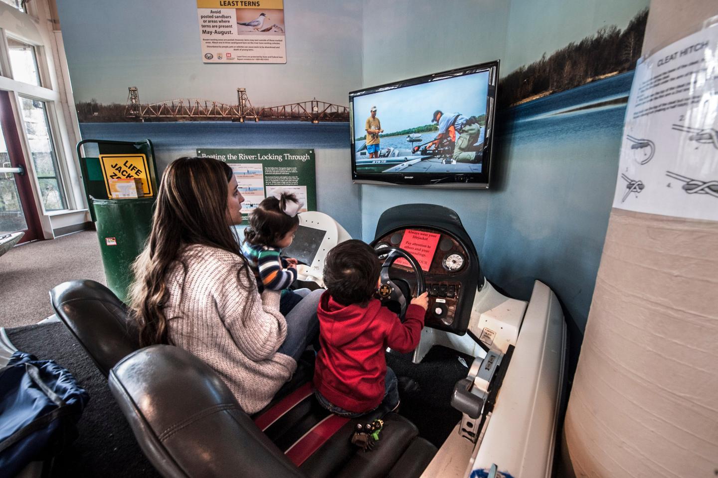 Interior at Governor Mike Huckabee Delta Rivers Nature Center