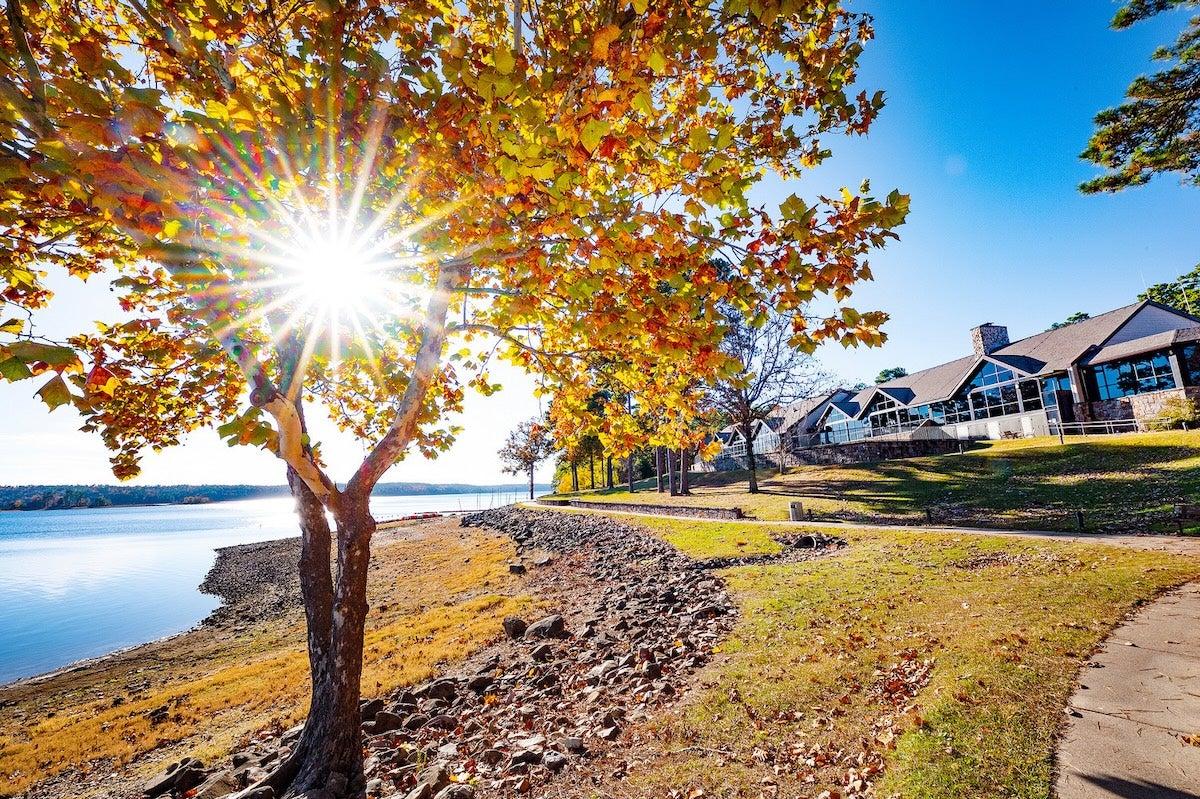Lake view at DeGray Lake Resort State Park