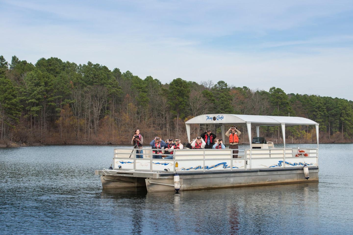 Eagle watching at DeGray Lake Resort State Park