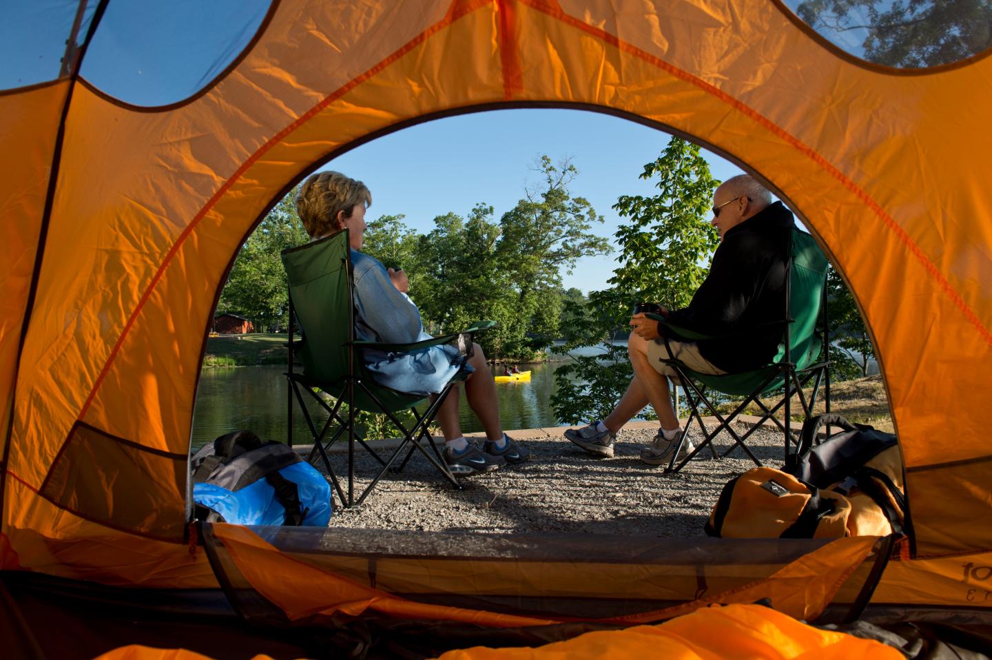 Camping at Mississippi River State Park