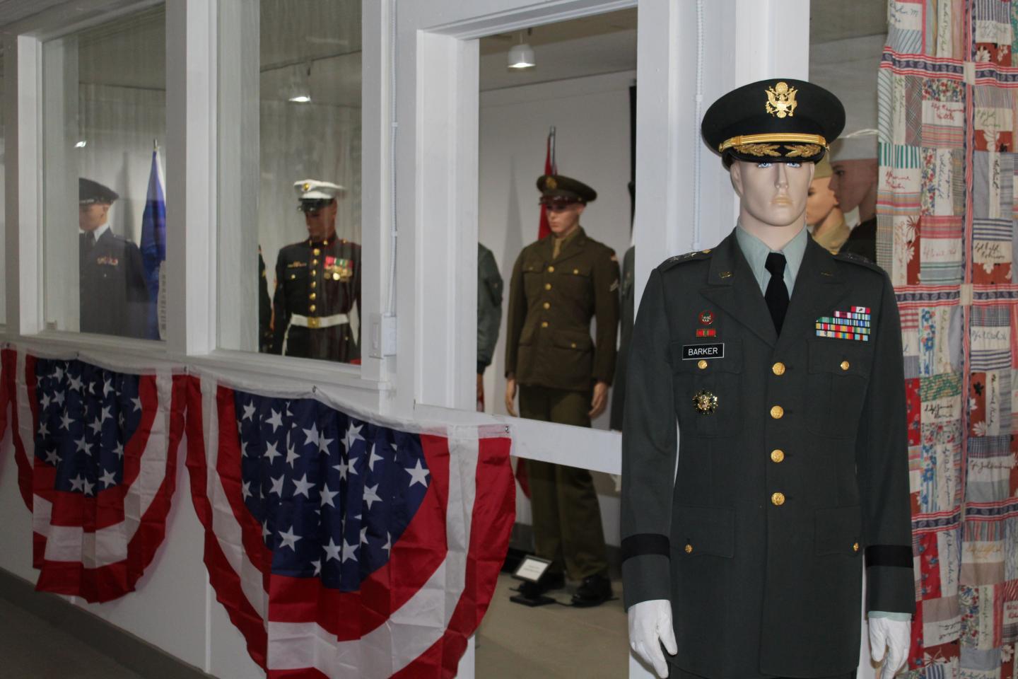 Rector Memorabilia, Museum Entrance, Rector Band Uniforms, Ford Room Venue, Museum Front Desk, Military Uniform Exhibit