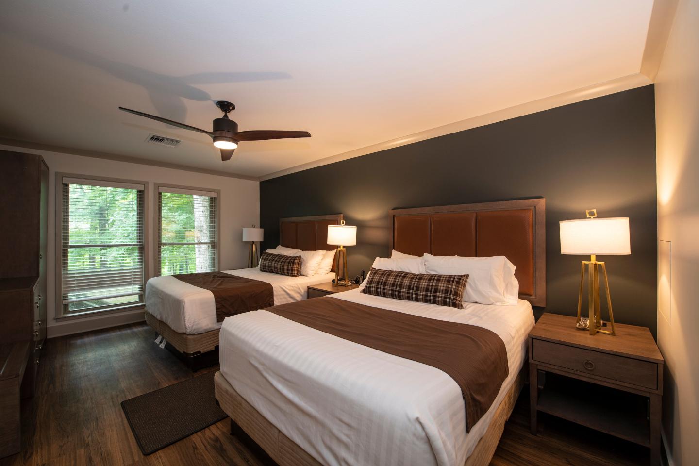 Renovated Cabin Bedroom