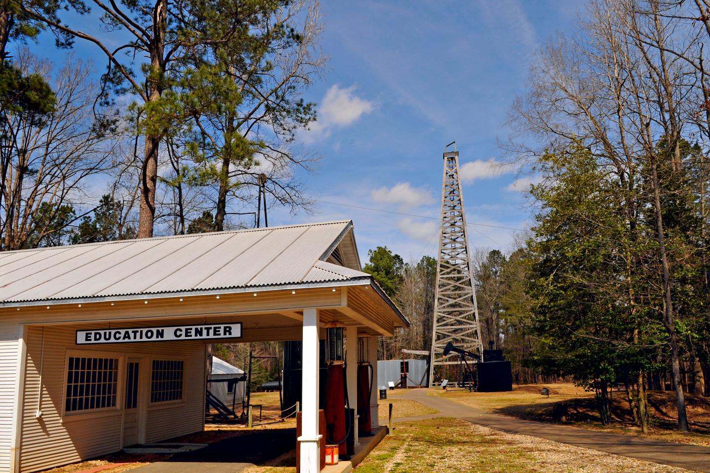 Oil Field Park is located by the museum