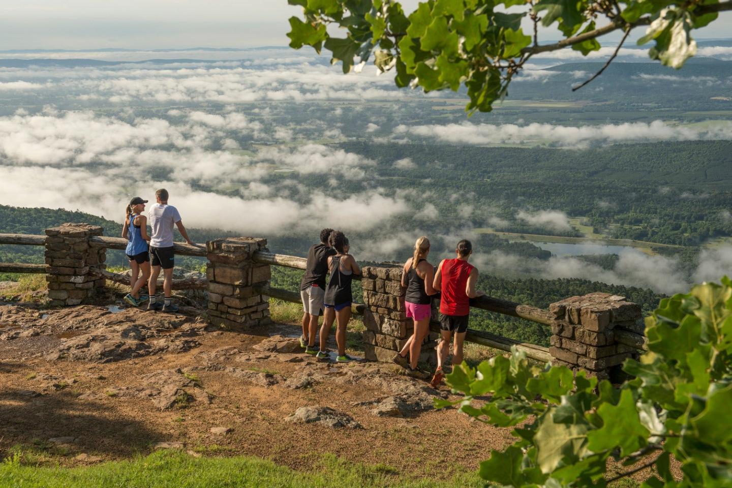 Scenic overlook at Mount Magazine